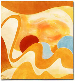 <span style="font-weight: bold">Tanz auf der Düne</span><br />von Johanna Kerwitz, 160x160 cm